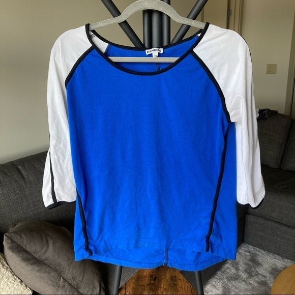 *2/$15* Express Color Block Top - Picture 1 of 3
